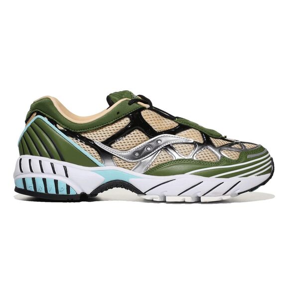 Saucony Grid Web Pesto/Black/Blue Men's 9, Women's 10 Medium - Picture 4 of 5